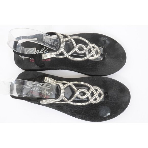 Skechers® Cali Meditation Evening Dew Women's 8 Yoga Foam Sandals Vegan - Picture 2 of 10